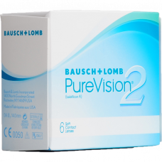 Контактные линзы месячные Bausch + Lomb Pure Vision 2 HD