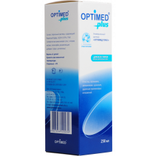 Универсальный раствор для контактных линз Optimed plus 250 мл